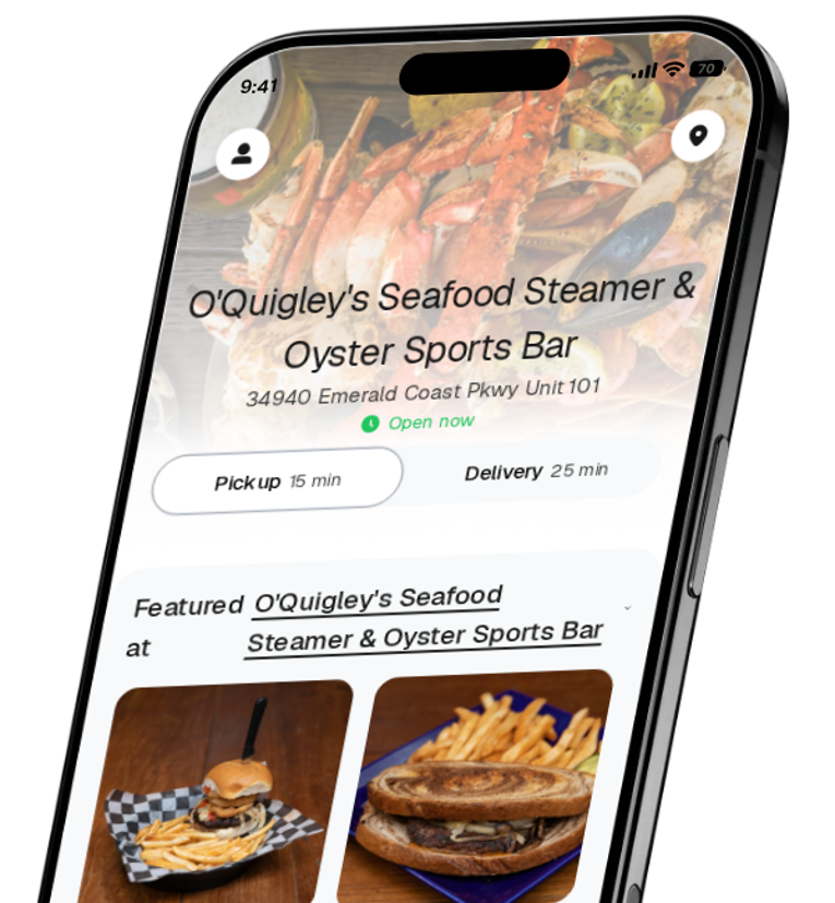 O'Quigley's Seafood Steamer & Oyster Sports Bar app preview
