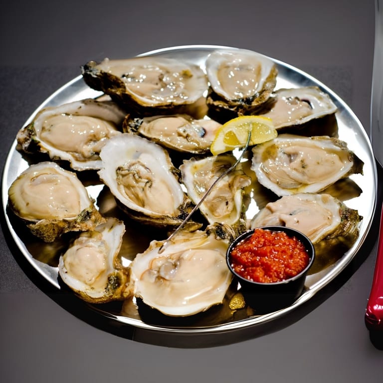 Fresh Gulf of Mexico Oysters on the Half Shell