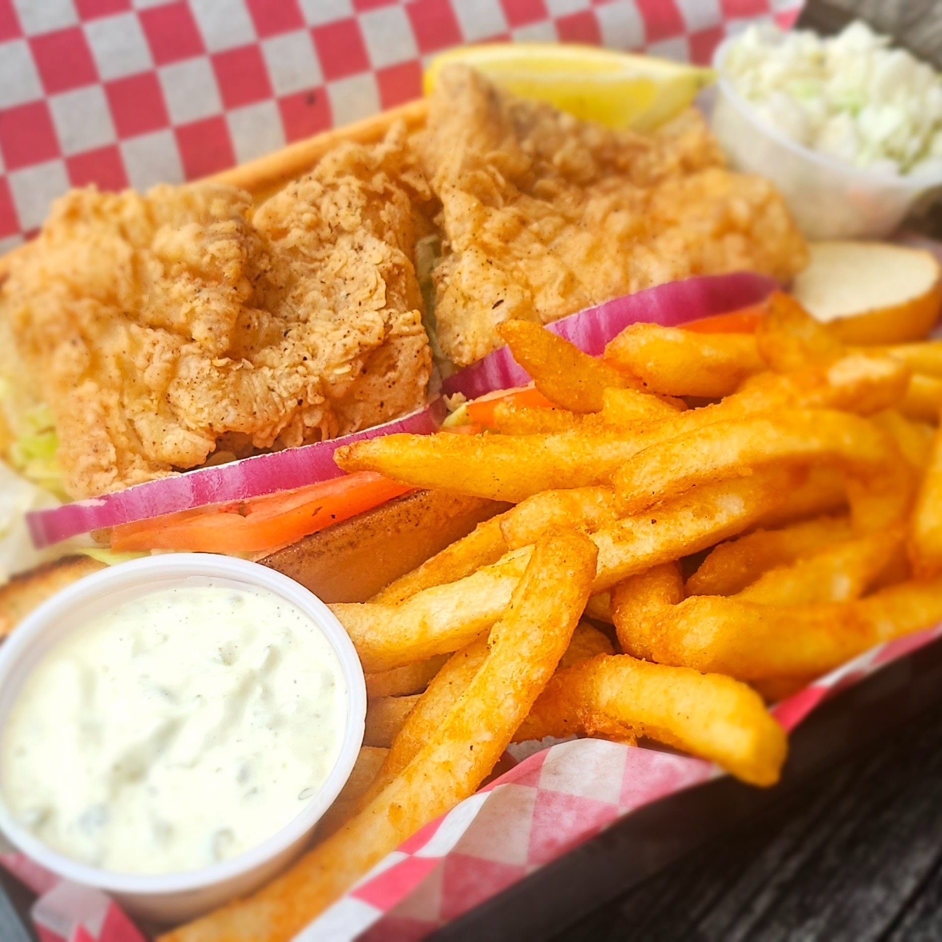 Grouper Po'Boy.