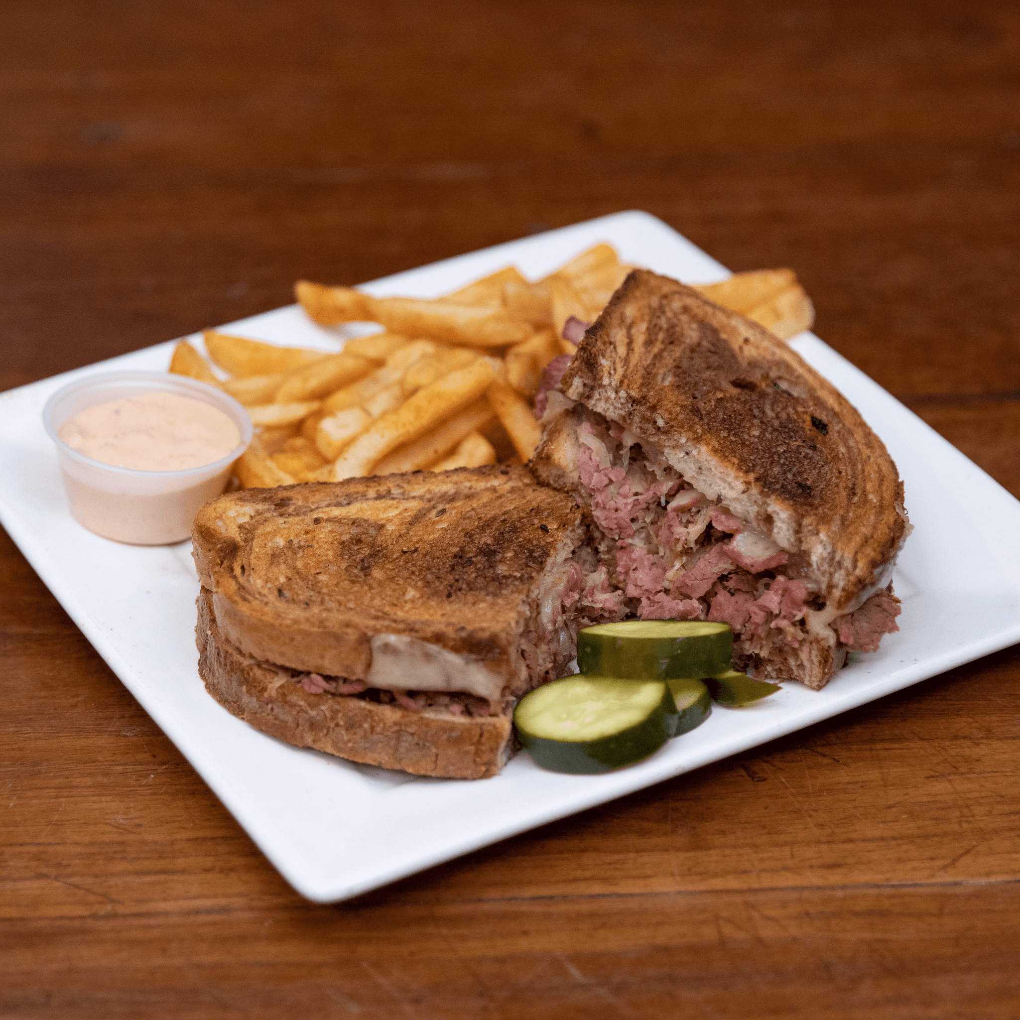 Reuben Royale Sandwich.