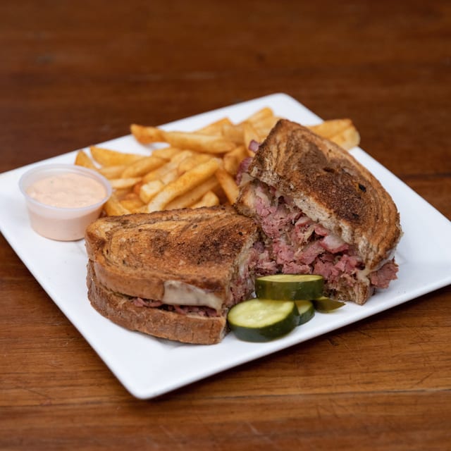 Reuben Royale Sandwich.