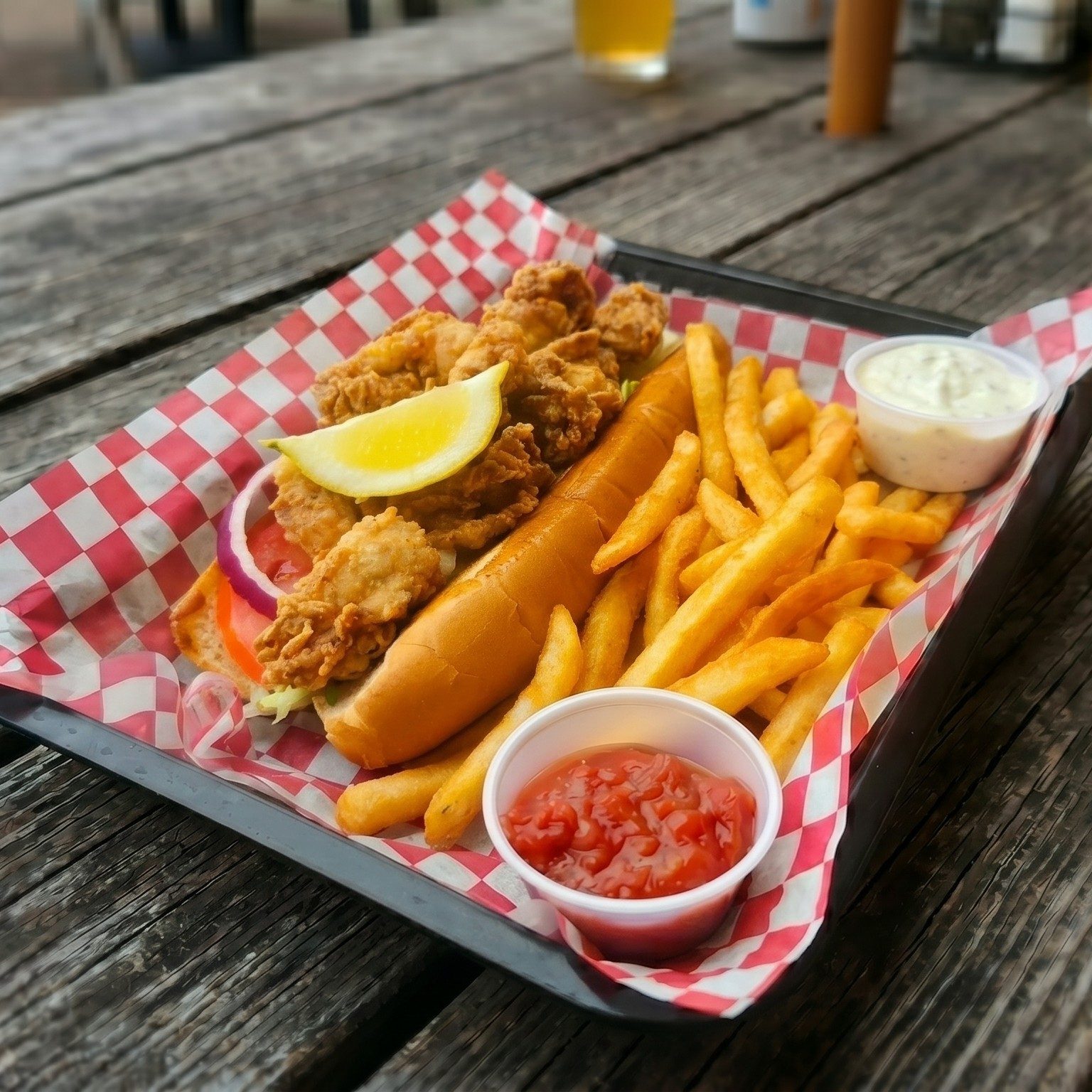 Oyster Po'Boy.