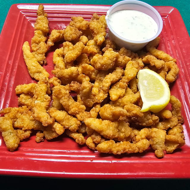 Fried Clam Strips.