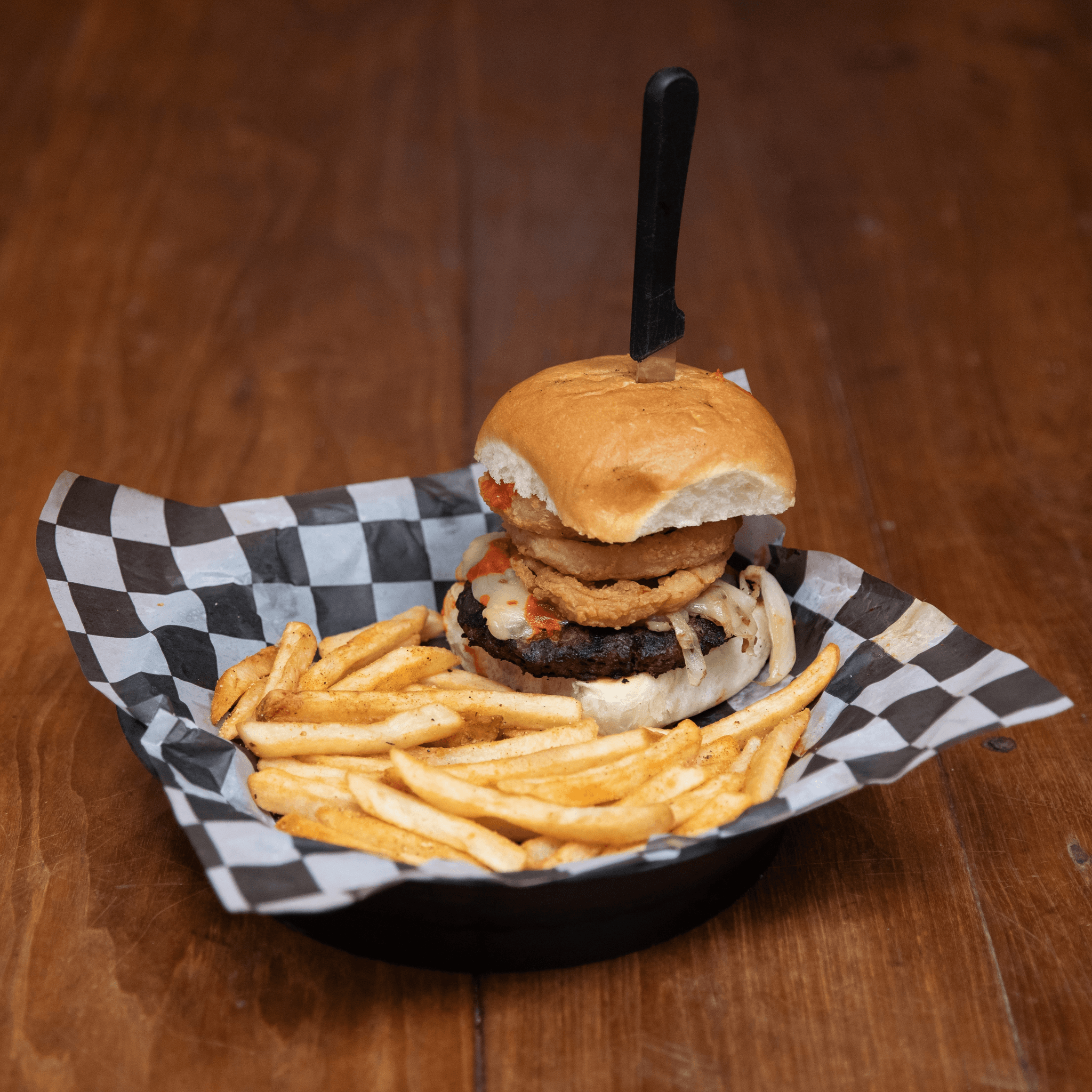 Buffalo Burger.