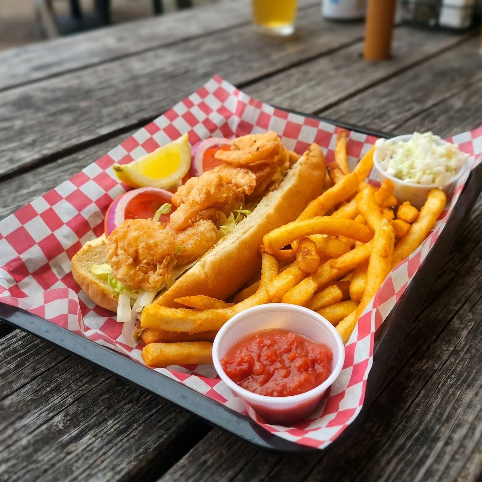 Shrimp Po'Boy.
