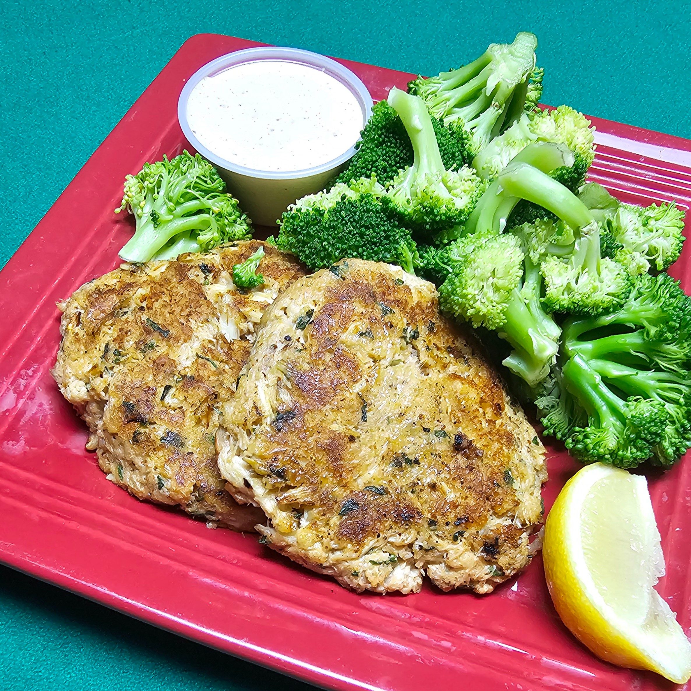 Crab Cake Dinner.