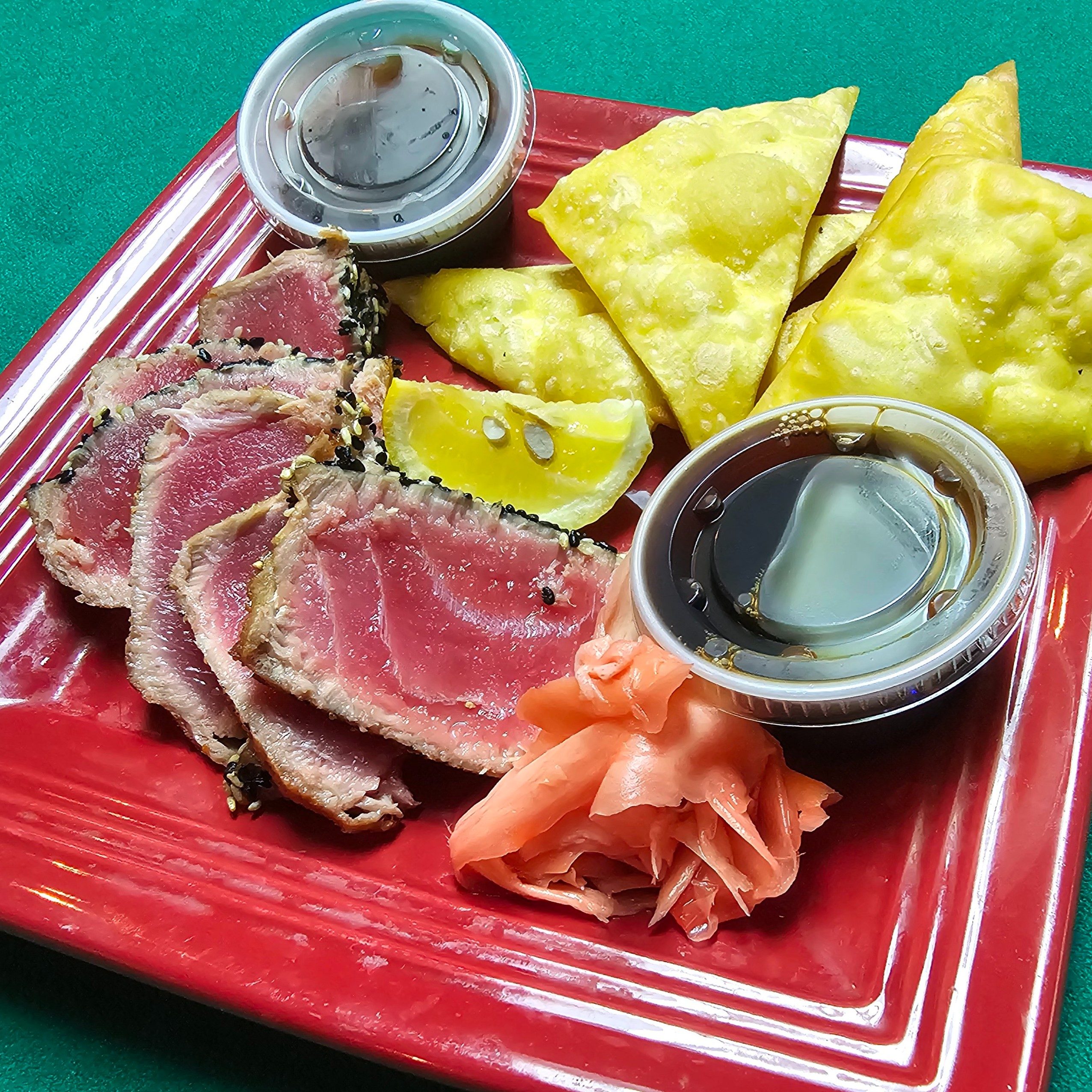 Ahi Tuna Appetizer.
