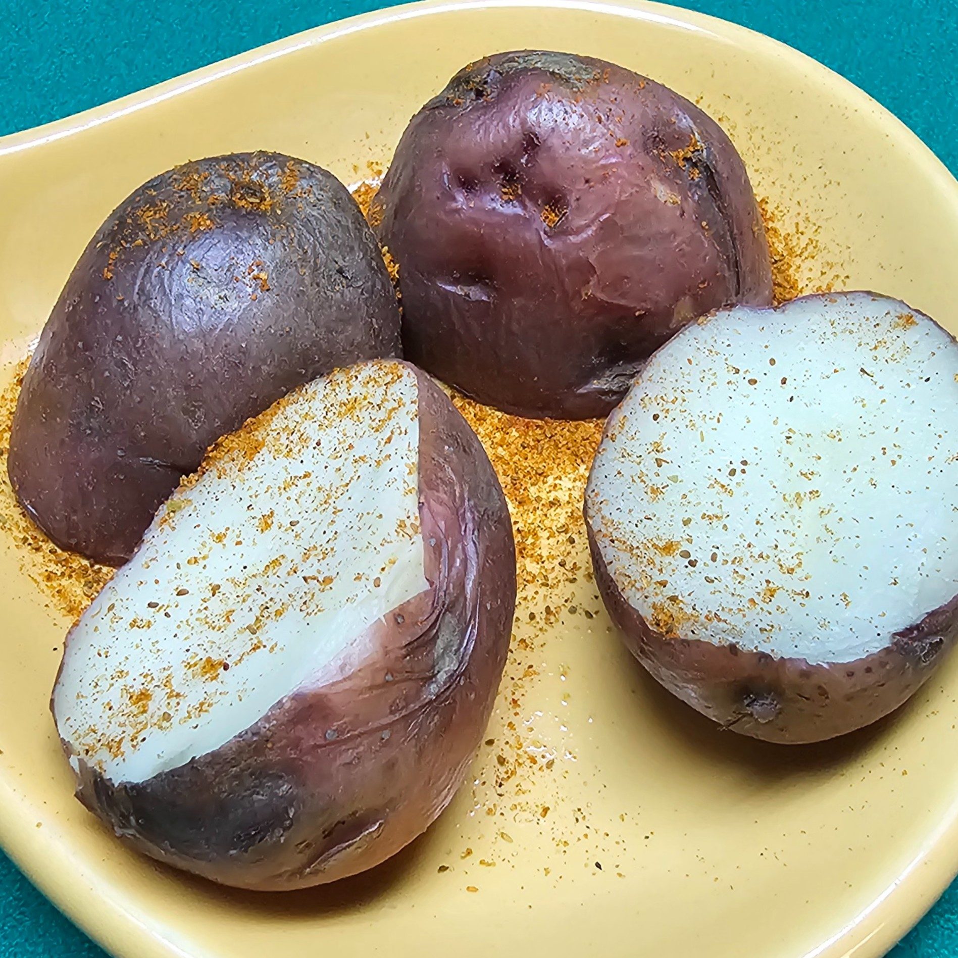 Steamed Potatoes.